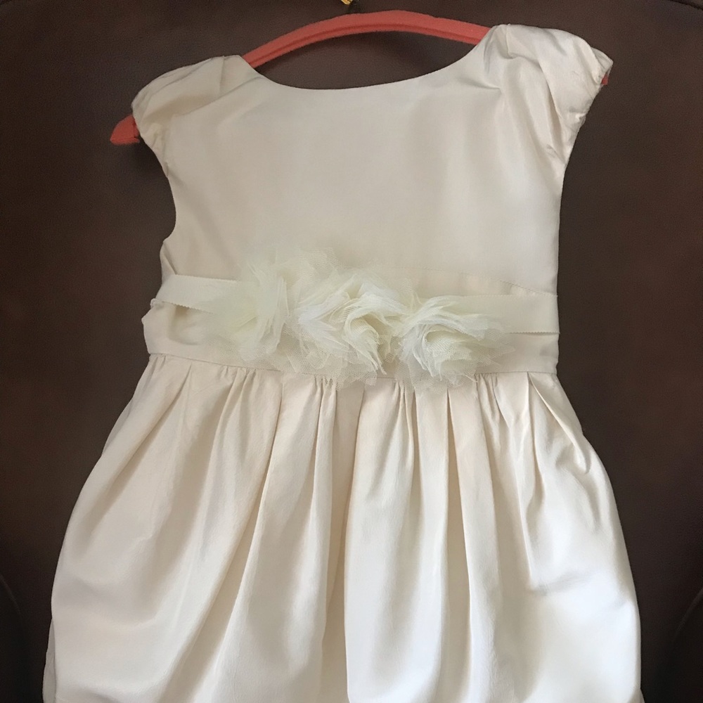 Crewcuts cream dress, size 4. Worn once